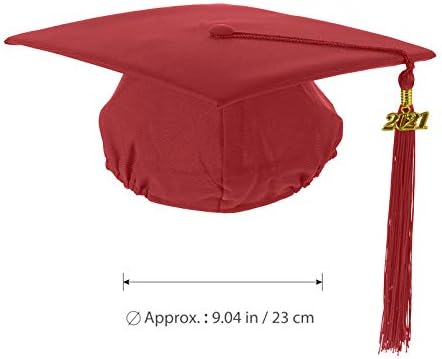 AMOSFUN 1 PC Cap de graduação prática de solteiro chapéu de solteiro