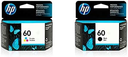 HP 60 Cartucho de tinta Tri-Color | Trabalha com o DeskJet D1660, D2500, D2600, D5560, F2400, F4200, F4400, F4580; Inveja 100,
