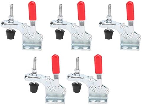 Fafeicy 5pcs Ferramenta manual CLAMP, GH-13009 Lançamento rápido vertical, capacidade de manter 30kg/66lb para fabricação