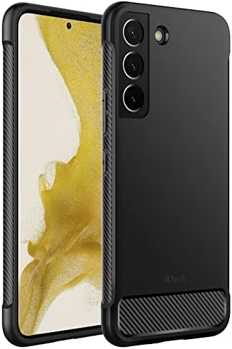Jetch Slim Fit Case para Samsung Galaxy S22 5G Tampa de telefone fino de 6,1 polegadas com absorção de choque e fibra de carbono