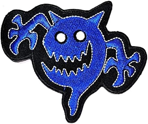 Kleenplus bebê vampiro fofo azul ghost shalloween quadrinhos desenho animado ferro em remendos atividades de logotipo bordado com