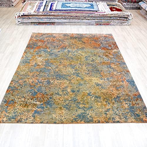 Carpet Tianjiang 7.9x10.2ft tapetes de lã feitos à mão