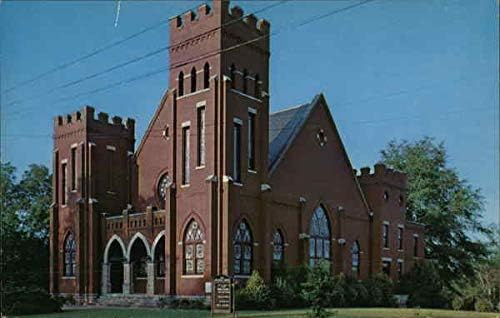 Primeira Igreja Metodista La Fayette, Alabama Al Original Vintage Post -Card