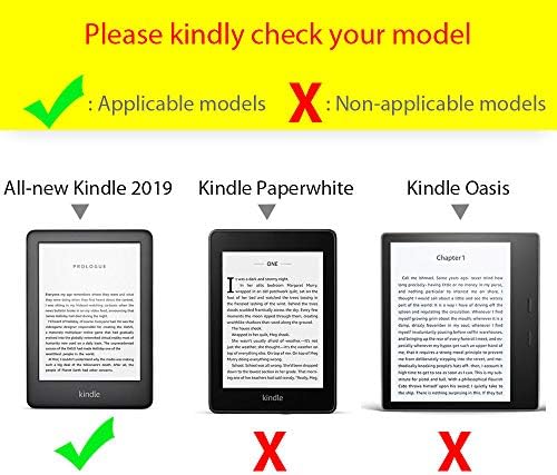 Caso Lyzgf para Kindle, capa de couro de capa magnética e fofa PU PU para New Kindle 10th Generation 2019 Lançamento
