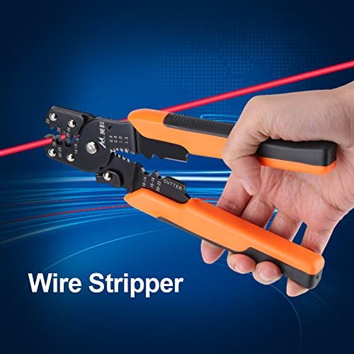 De stripper de fio de cabo de 185 mm, cortador de fios de cabo combinado ajuste a ferramenta de terminal crimper