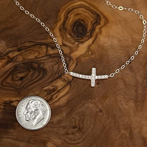 Efytal Christian Gifts for Women, colar de prata esterlina de CZ para mulheres, presentes de confirmação para adolescentes. Presentes