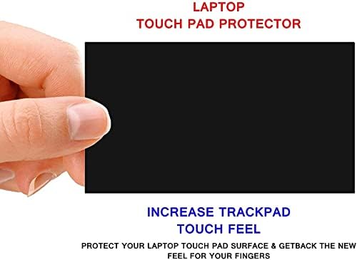 Protetor de trackpad premium do Ecomaholics para Dell Inspiron 3521 laptop de 15,6 polegadas, capa de touch de toque preto anti