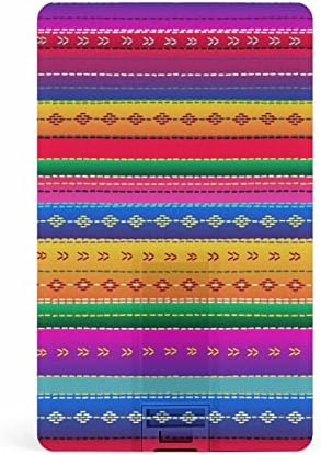 Listras coloridas mexicanas étnicas Crédito Bank Cartão USB unidades flash de memória portátil Stick Stick Storage