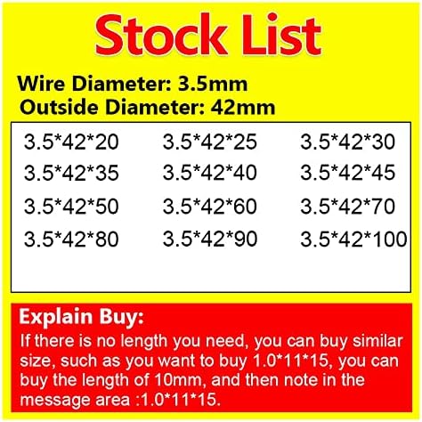 Máquinas de brinquedo Substituição Compressão da primavera Placa da mola Diâmetro da mola de 3,5 mm, diâmetro externo 42mm Retorno Release