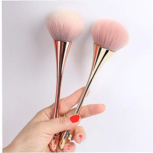 1PC Foundation Poeder Magiz Brush com alça de metal Fundação sintética Powder Centers Mistura