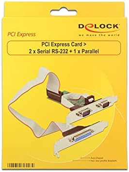 Cartão Express PCI Delock> 2 x Serial RS-232+ 1x Paralelo