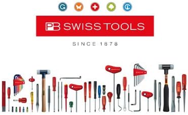 PB Swiss Tools 1/4 PrecisionBit for Power Tools com nanocoating para parafusos Torx, tamanho T5