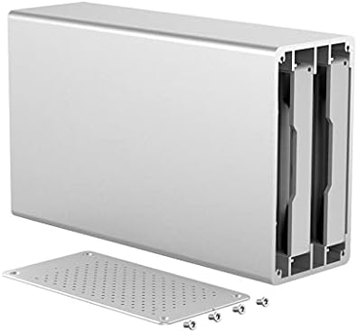N/A 3,5 2 Baía tipo C HDD Docking Aluminium 20TB 5Gbps HDD Gabinete com 12V Power 20TB HDD Case