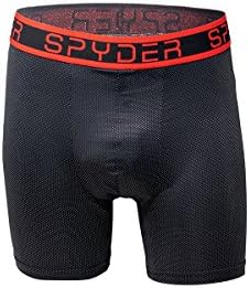 Spyder Performance Mesh Mens Boxer Briefs Sports Underwear 3 pacote para homens