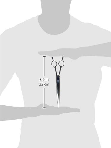 Ferramentas de limpeza mestre 5900 Diamond Series Shears - tesouras de alto desempenho para cães de preparação - curva, 8