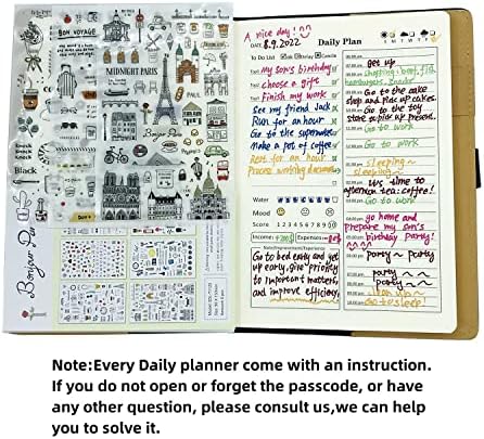 Planejador diário simplificado - a lista de notebooks perfeitos para fazer no bloco de notas e no escritório sem data da lista