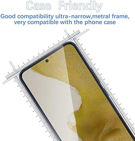 Protetor de tela de privacidade Nixinioo 2 Pack para Sumsang Galaxy S22 5G com protetor de lente de câmera de 2 pacote,