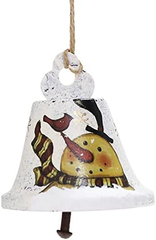 Decorações de gnomo de Natal Alto de ferro forjado de ferro forjado à mão Painted Hom Man, boneco de neve de neve, pingente de natal