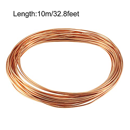 UXCELL 1,1mm dia Magneto de fio esmaltado bobina de enrolamento de arame de cobre 32,8 pés amplamente utilizada para transformadores