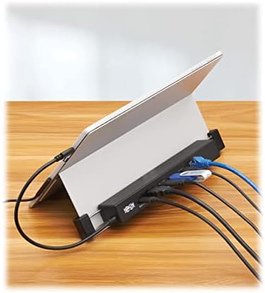 Tripp Lite USB-C Patring Station para Microsoft Surface, 4K HDMI @ 30Hz, três USB 3.2 Gen 2 até 10 gigabytes por segundo, carregamento