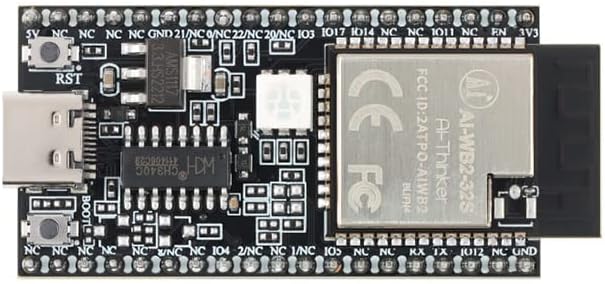 Compra de CE 3pcs nodemcu ai-wb2-32s placa de desenvolvimento wifi bt 5.0 bluetooth 5.0 placa de desenvolvimento