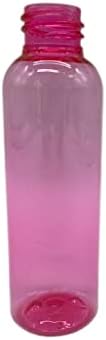 2 oz de garrafas de plástico Pink Cosmo -12 Pacote de garrafa vazia Recarregável - BPA Free - Óleos essenciais - Aromaterapia