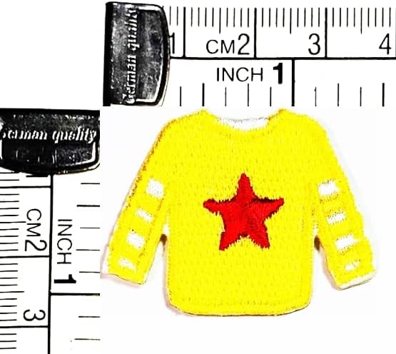 Kleenplus 3pcs. Mini Kids Kids Patches de desenho animado Casaco amarelo Ferro em apliques Appliques Adequado para crianças