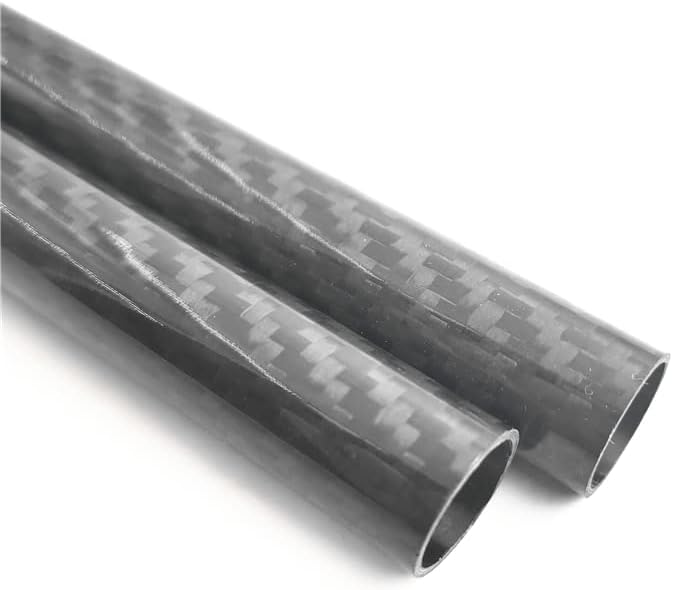 2pcs 10mm x 8mm 3k Tubo de fibra de carbono, tubo de fibra de carbono fosco de alta resistência -