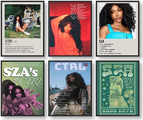Pôster IZoomihome SZA, pôsteres de edição limitada da capa do álbum, pôsteres de música