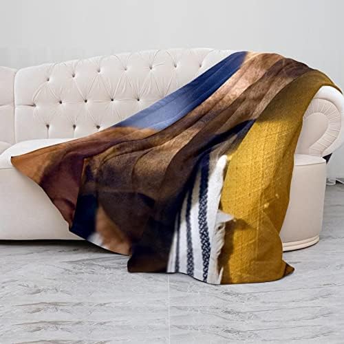Cama de cama cobertor queen size manto de lã de manto de lã para cama e sofá, animal de estimação animal