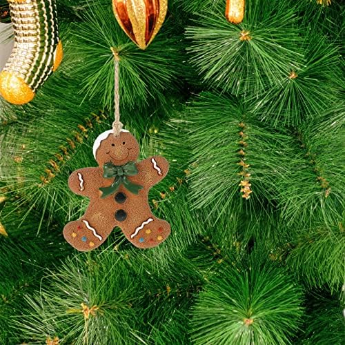Ornamentos do homem de gengibre Besportble para o Natal Tree Christmas Gingerbread estatuetas penduradas ornamentos