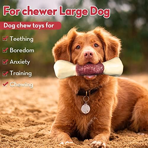 Adsdia cães resistentes mastigar brinquedos para cães agressivos cães grande raça média de cães indestrutíveis duráveis