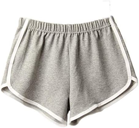 iyyvv feminino esporte short casual shorts ginásio de pijama breta ginástica correndo calças curtas
