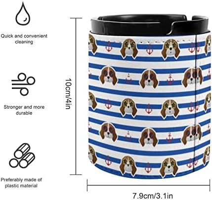 Beagle Dog PU Chestray Chegarts Cigarettes Chegars Bandejador de Chefador para Decoração de mesa para carro em casa Decoração