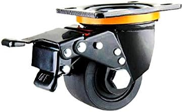 Aliaoforz nylon giratório Redimento de mobília de rodas de mamona, rolamento de esferas duplas de golhe de lançador pesado