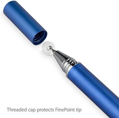 Caneta de caneta de onda de ondas de caixa compatível com huawei matepad t10s - caneta capacitiva finetouch, caneta de caneta super precisa para huawei matepad t10s - lunar azul
