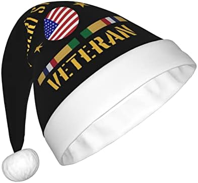 Cxxyjyj Desert Storm Veterano 1 chapéu de natal Homem da mulher Elf Hat Hat Unisisex Supplies For