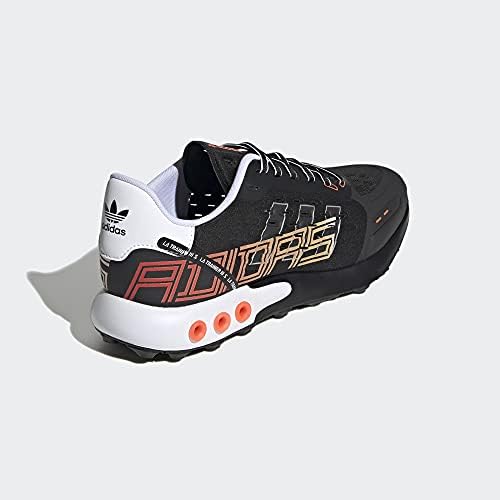 Adidas LA Trainer III Sapatos de corrida masculinos Athletic Sneaker Black Trainer Tamanho 8