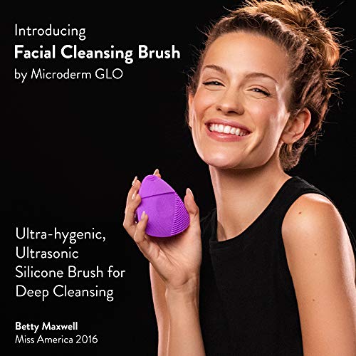 Escova de limpeza facial sônica de silicone - Melhor massageador de beleza para esfoliação de pele normal, sensível e combinada