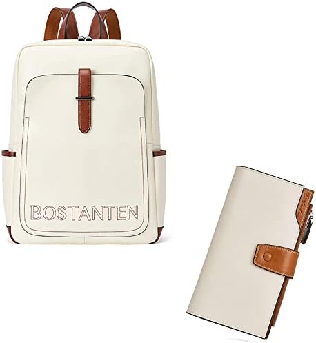 Mochila laptop de Bostanten para mulheres Backpack Backpack Backpack Backpack Bolsa de viagem casual e carteiras de