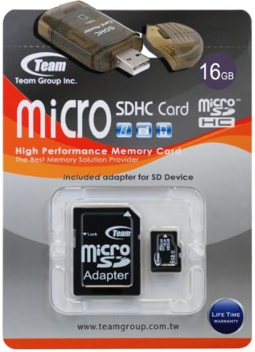 16 GB de velocidade Turbo Speed ​​6 Card de memória microSDHC para LG MT375. O cartão de alta velocidade vem com