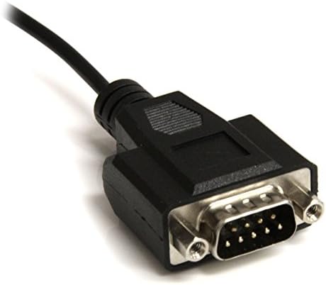 Startech.com USB para adaptador serial - Isolamento óptico - alimentado USB - FTDI USB para adaptador serial - Cabo do adaptador USB a RS232, preto