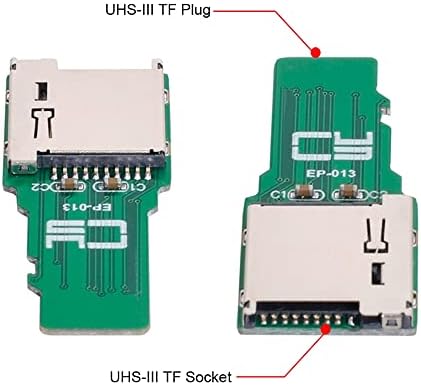 Chenyang 2PCS UHS-II 4.0 UHS-III Micro-SD SDHC SDXC TF CARTA Adaptador de cartão SDHC SDHC SDXC Adaptador Adaptador PCBA UHS-3