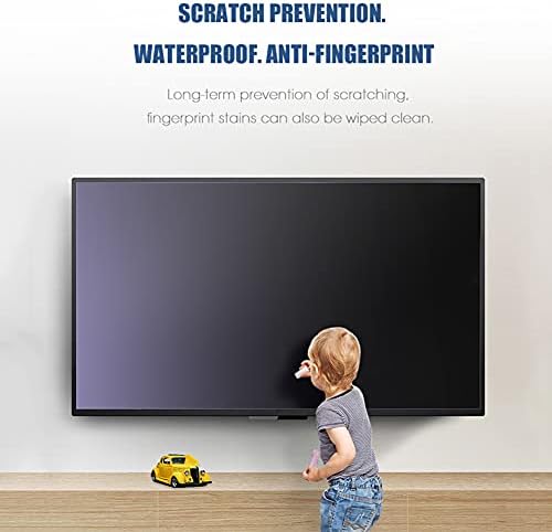 WSHA Frosted Anti-Glare TV Screen Protection-Anti-myopia/Scratch LCD Screen Protection Film, faça a luz leve e alivie a linhagem ocular, 46 polegadas