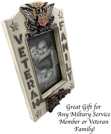 Urbalabs EUA Família veterana quadro de imagem 4 x 6 Presentes militares Membro do membro da decoração Photo Photo Wall
