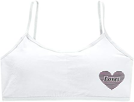 BRA BRA Girls adolescentes Camisole Bra Cotton Kids Roupa Os estudantes de crianças treinando camisa de compressão 3 PK feminina 5