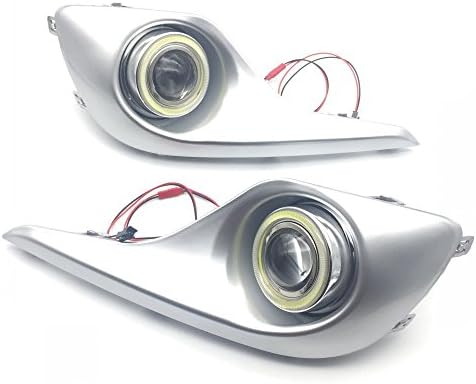 Luzes de corrida diurnos de LED de Auptech Angel Eyes Drl Fog Lights Com H11 55W Halogen Bulbs para Toyota Highlander 2012 2012 2013
