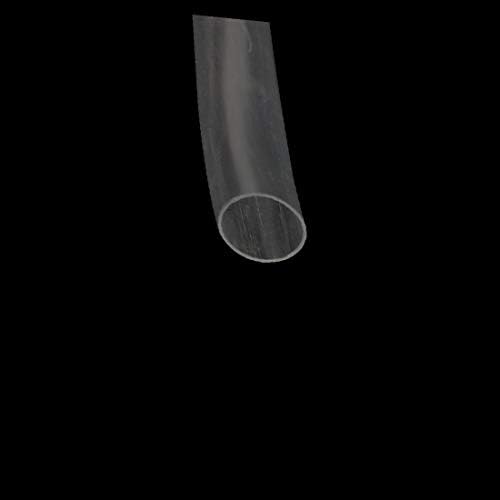 X-Dree 5m de comprimento 4,5 mm DiA interno. Tubo encolhida com calor poliolefina Limpar para reparo de arame (5m de