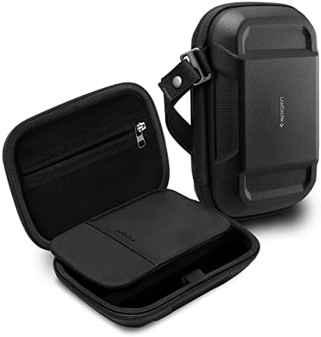 Spigen Armour Redged Pro Hard Shell Portátil Cable Organizer Bolsa Portátil Caixa de transportar para acessórios eletrônicos Adaptadores