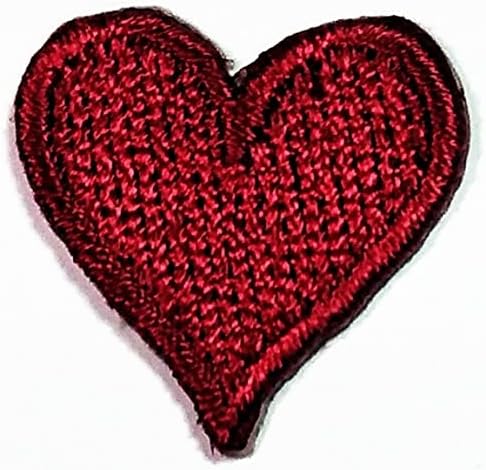 Kleenplus Mini Heart Iron on Patches Atividades Logo bordado Roupa Jeans Jeans Jackets Backpacks Backpacks Acessórios Diy